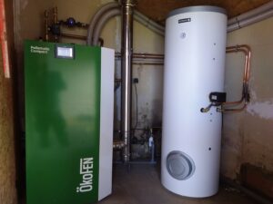 Pose chaudière OKOFEN, installateur OKOFEN Haute-Garonne, installateur De Dietrich - Faire une chaudière à pellets, solution eau chaude sanitaire - Thermonéo Energies