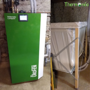 Installateur chaudière Toulouse, Saint-Gaudens - Concessionnaire OKOFEN, pose de chaudière PELLEMATIC COMPACT PES214 14kW - Thermonéo Energies, installateur chaudière granulés, solutions de chauffage bois, devis gratuit